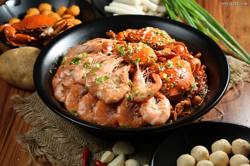 美味海鲜煲图片