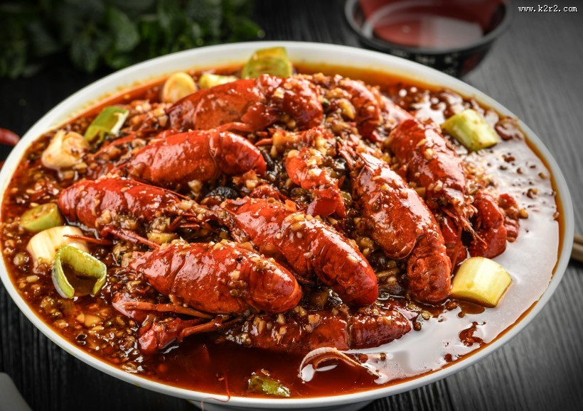 好吃的麻辣小龙虾图片