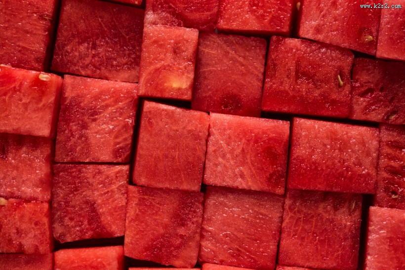 红红的西瓜图片