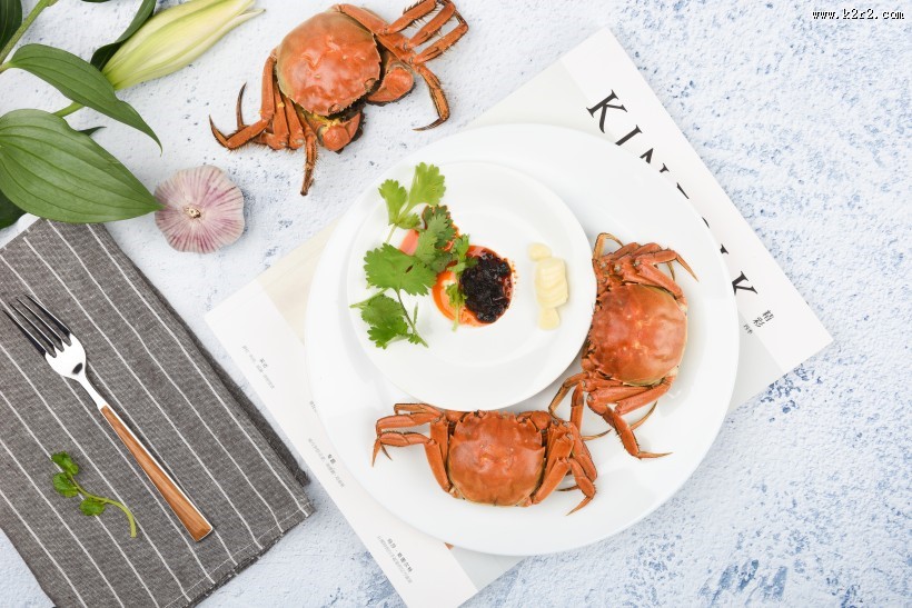 肥美的大闸蟹图片