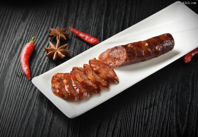 美味好吃的风干腊肠图片大全