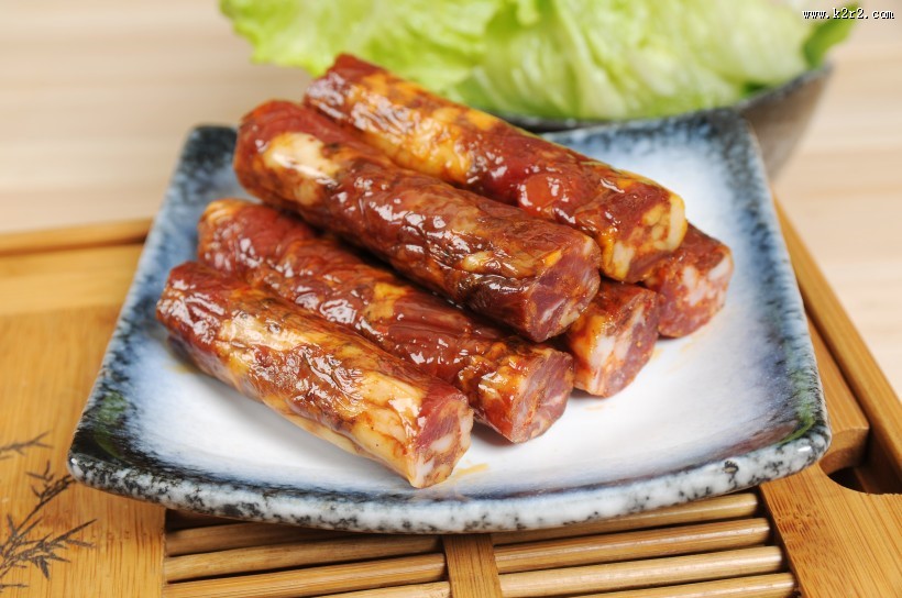 美味好吃的风干腊肠图片大全