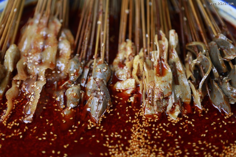 美味好吃的串串图片大全