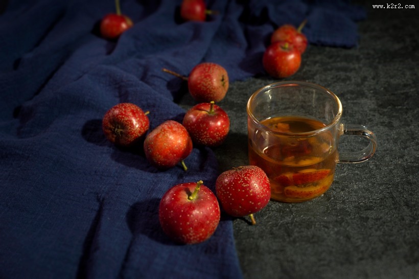 红色酸甜的山楂图片