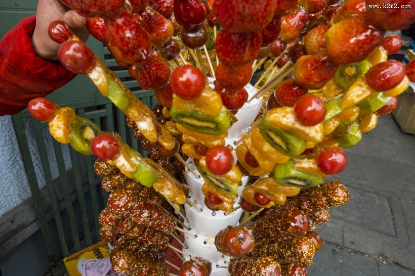 酸甜美味的老北京小吃糖葫芦图片大全