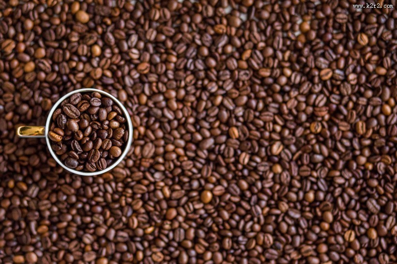 咖啡原料咖啡豆图片