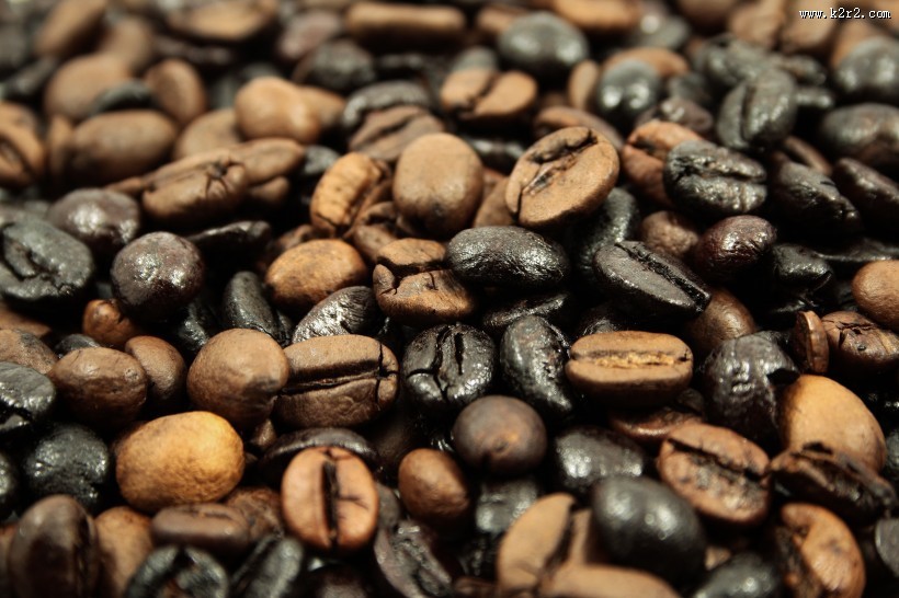咖啡原料咖啡豆图片