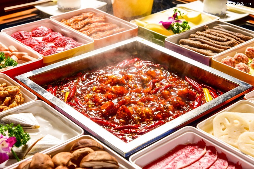美味好吃的火锅图片