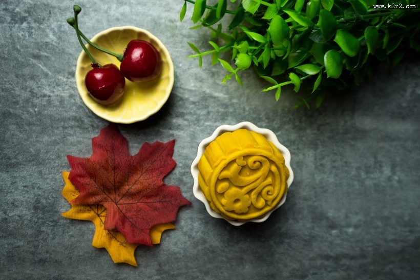 中秋节好吃的月饼图片