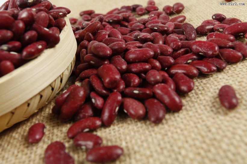 绿色无公害红豆图片