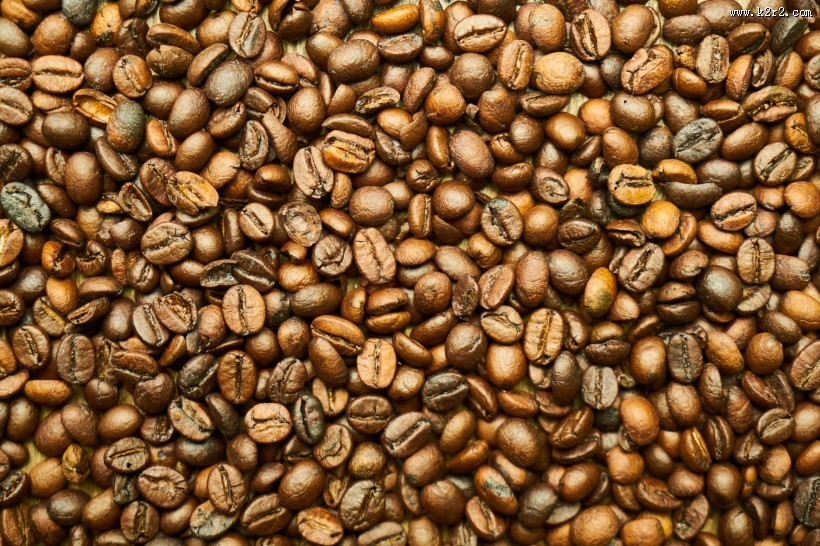 醇香浓厚的咖啡豆图片
