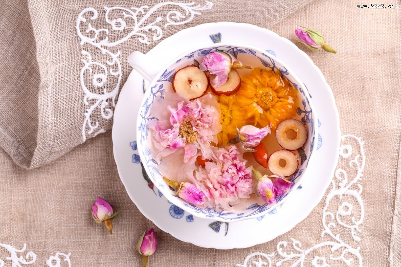 好看好喝的清火菊花茶图片