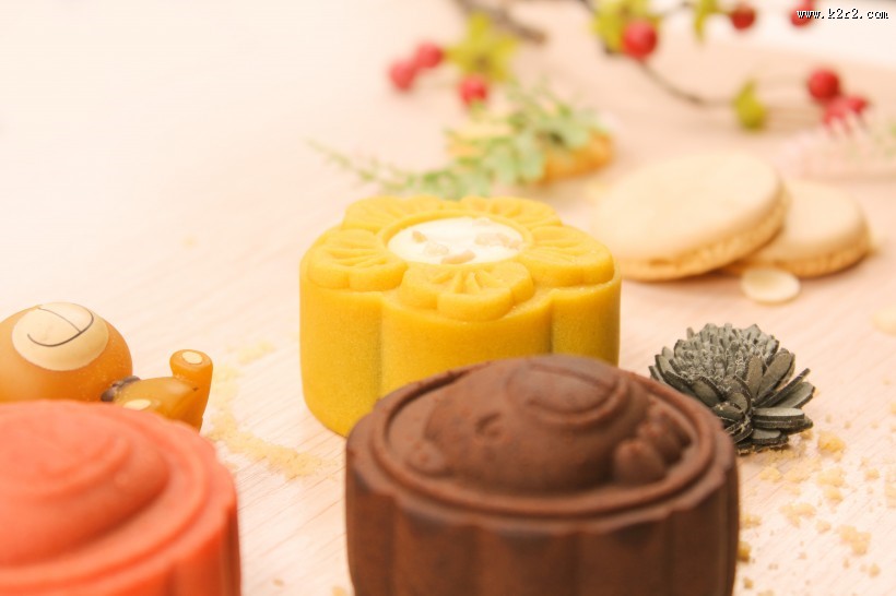 好吃好看的水果月饼图片