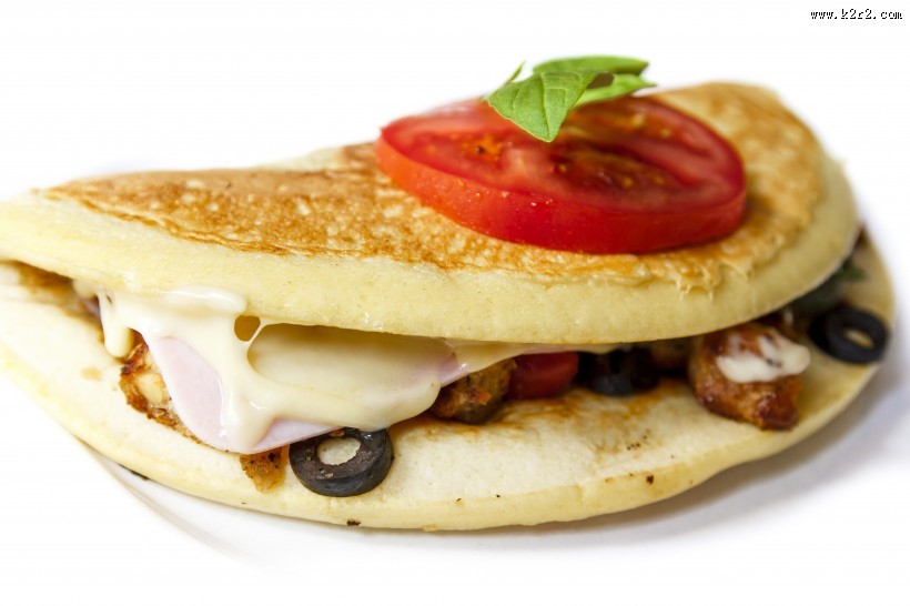 美味可口三明治图片