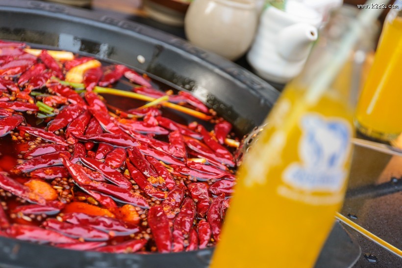 热辣过瘾的火锅图片