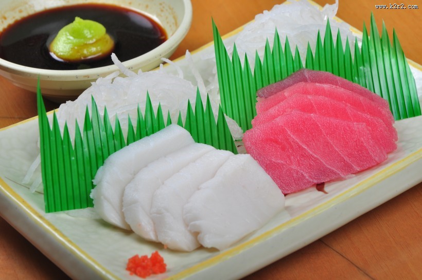 日本料理美味刺身图片