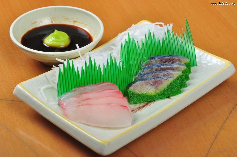 日本料理美味刺身图片
