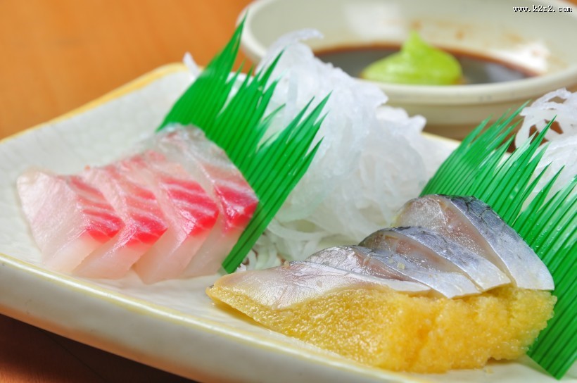 日本料理美味刺身图片