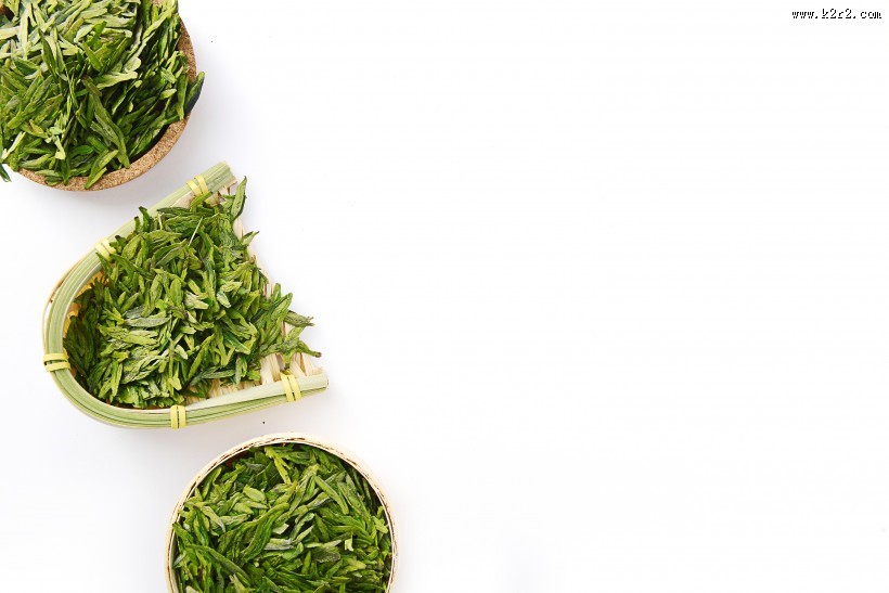 新鲜的茶叶嫩叶图片