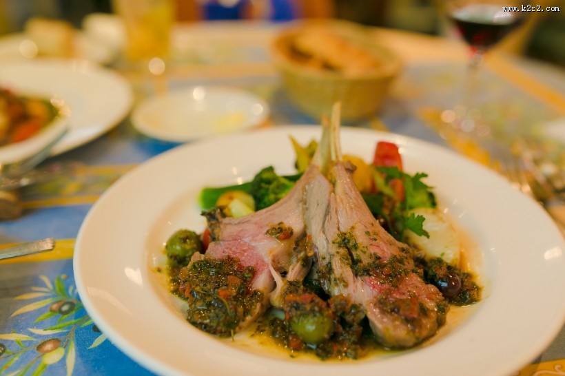 超级美味烤羊排图片