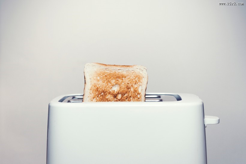 营养早餐面包片图片