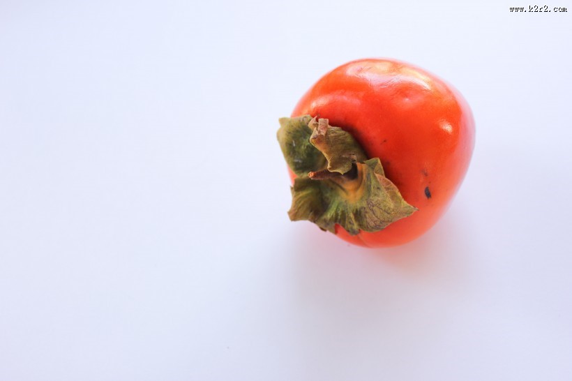 火红的柿子图片