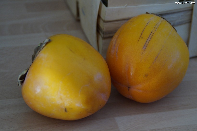 火红的柿子图片