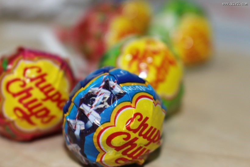 多彩甜蜜棒棒糖