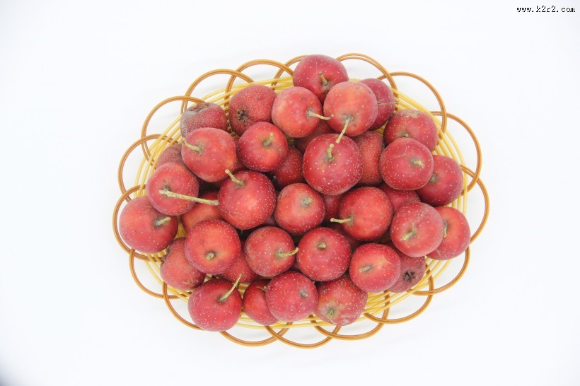 红色的山楂图片