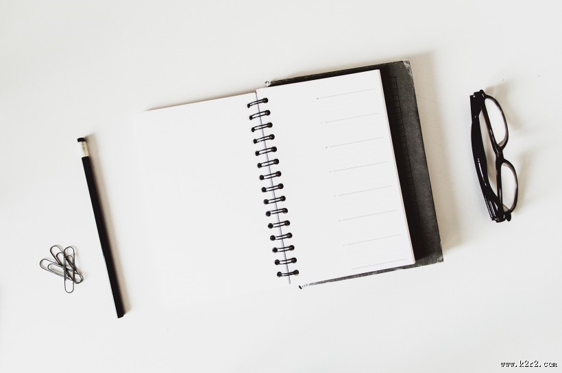 简洁的记事本图片