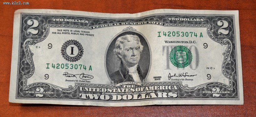 美元纸币特写图片