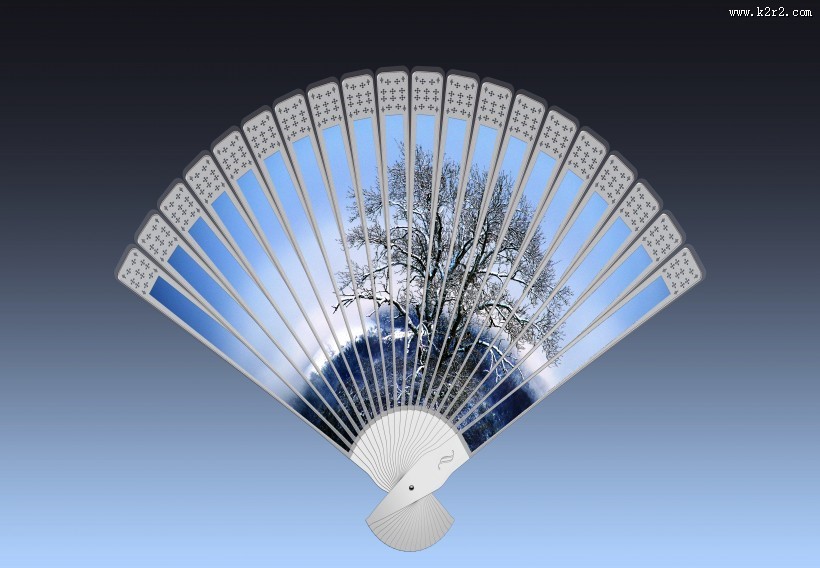 典雅的折扇图片