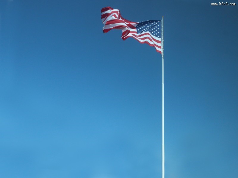 随风飘扬的美国国旗图片大全
