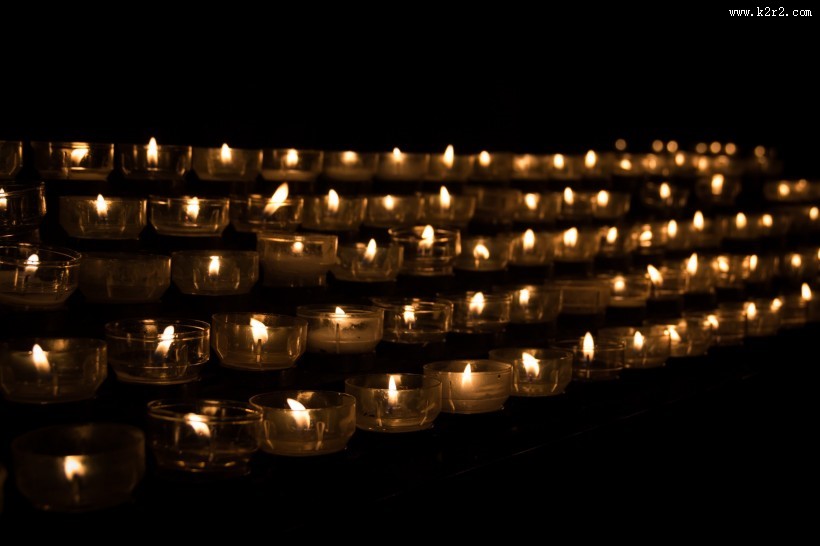 美丽的烛火图片