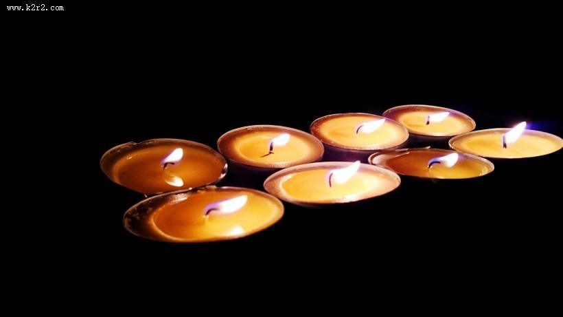 美丽的烛火图片