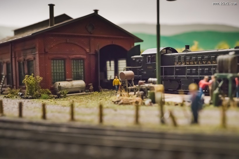 有趣的玩具场景图片