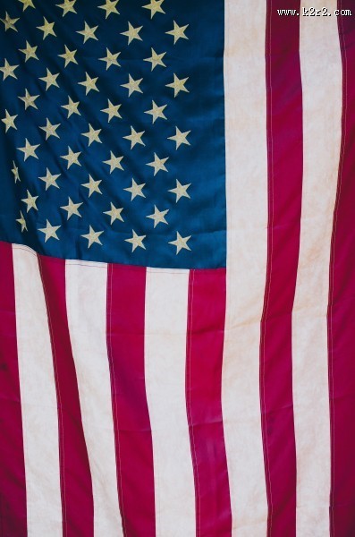 美国国旗特写图片