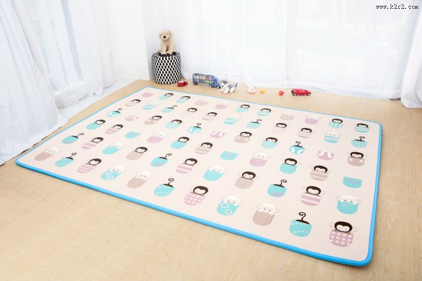 卡通宝宝爬行垫图片