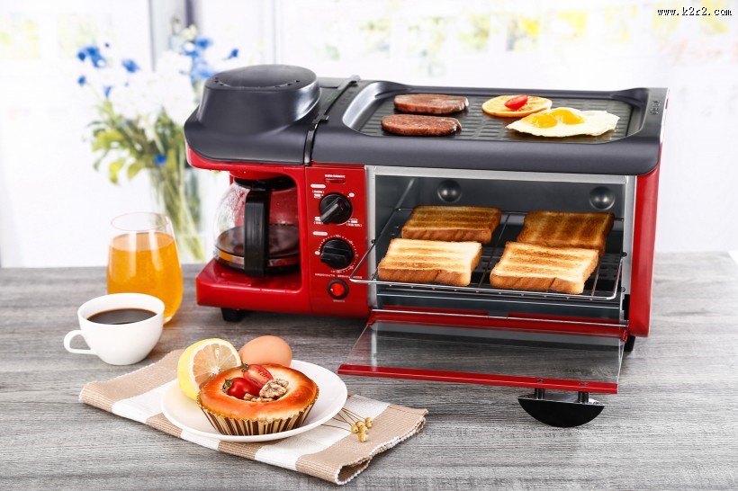红色早餐机图片大全