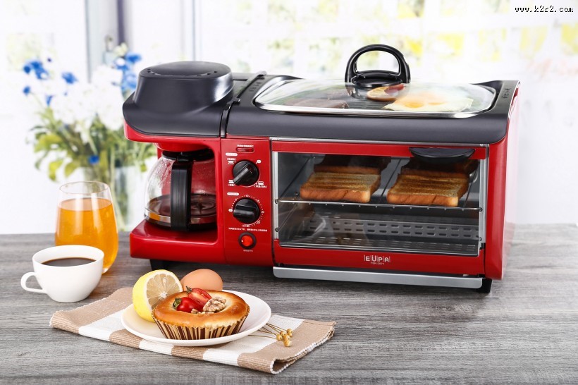 红色早餐机图片大全
