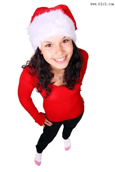 喜庆的圣诞帽图片