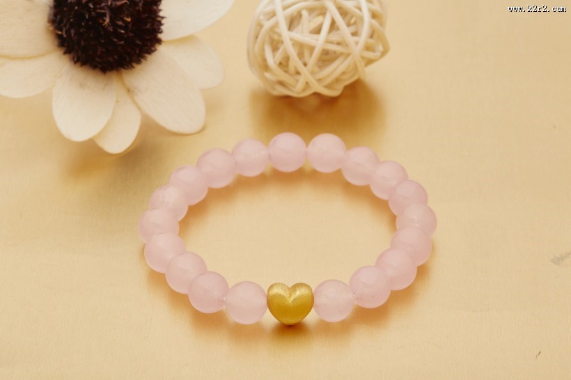 吉祥如意的黄金手串图片