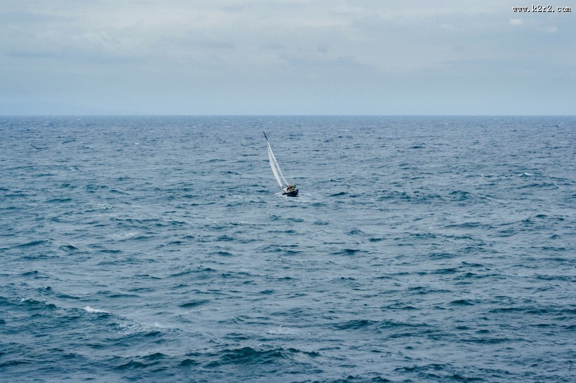 扬起的船帆图片