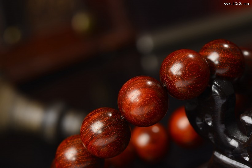 优雅的小叶紫檀手串图片大全