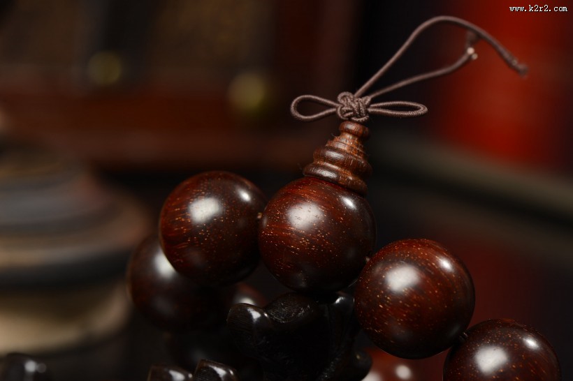 优雅的小叶紫檀手串图片大全