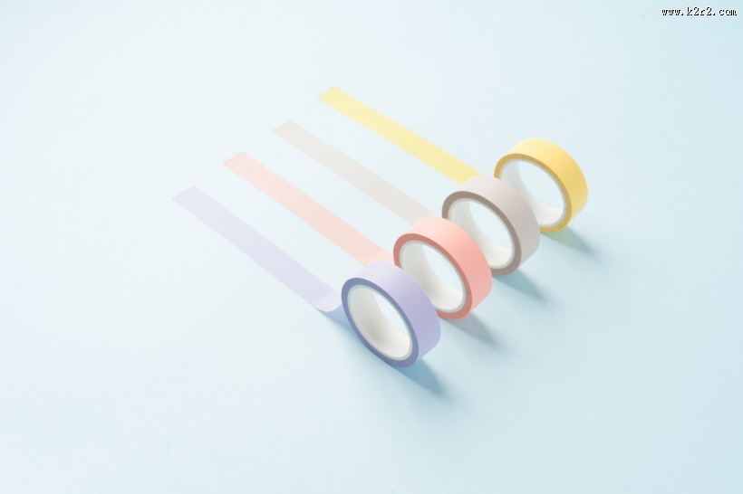 五颜六色的胶带图片