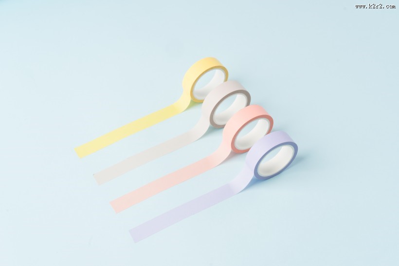 五颜六色的胶带图片