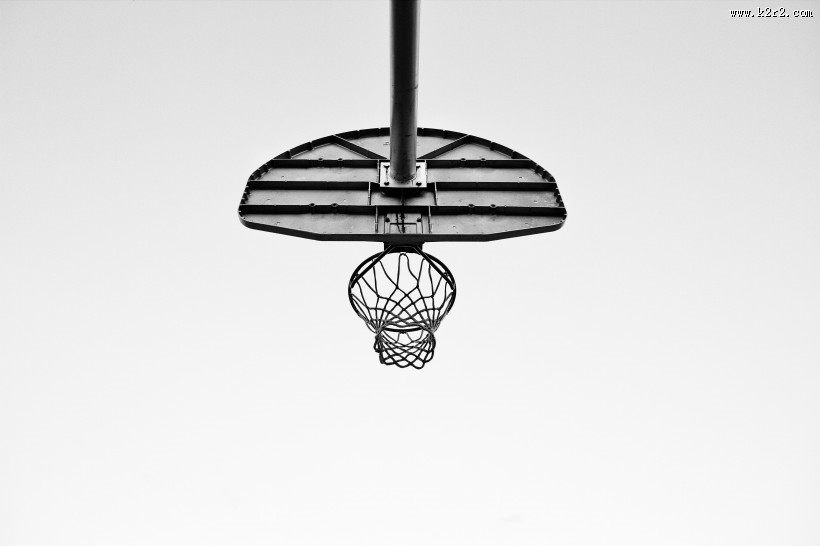 篮球架上的篮球框图片大全