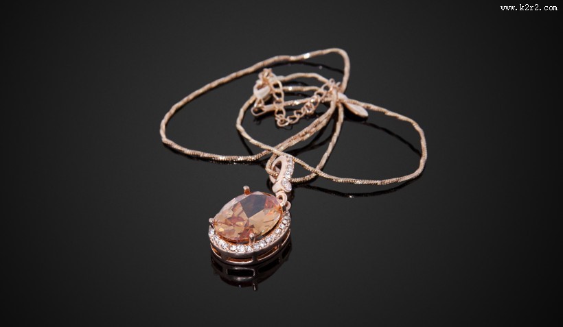 项链锁骨链首饰图片