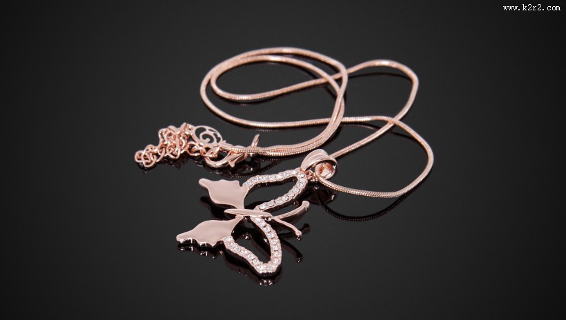 项链锁骨链首饰图片